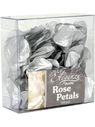 ELEGANZA ROSE PETALS 164PCS MET SILVER