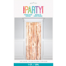 UNIQUE ROSE GOLD FRINGE DOOR CURTAIN 3FT X 8FT