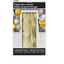 UNIQUE GOLD FRINGE DOOR CURTAIN 3FTX8FT