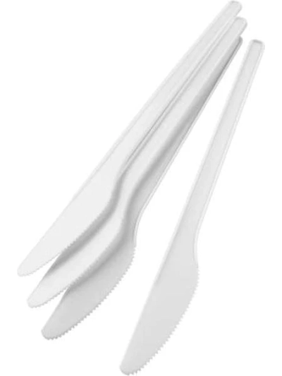 ROYAL MARKETS WHITE PLASTIC KNIVES PK100