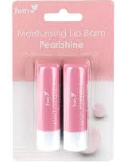PRETTY MOISTURISING LIP BALM "PEARLSHINE" PACK OF 2