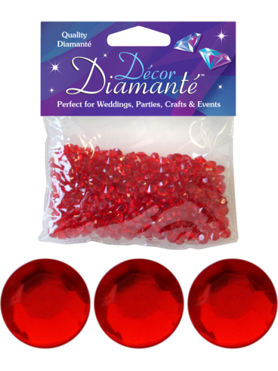 6MM DIAMANTE DIAMONDS 28G RED