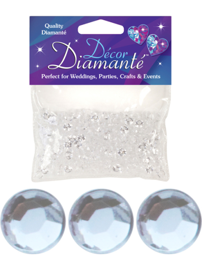 6MM DIAMANTE DIAMONDS 28G CLEAR
