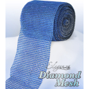 DIAMOND MESH 12CM X 9M ROYAL BLUE