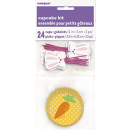 UNIQUE BUNNY CARROT CUPCAKE KIT PK24
