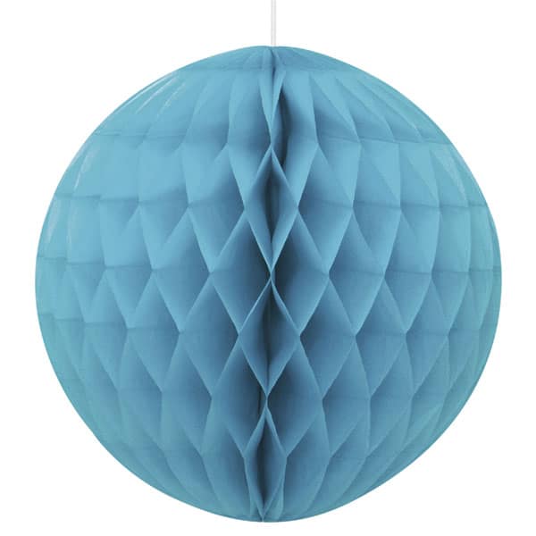 HONEYCOMB BALL 8" CARIBBEAN TEAL