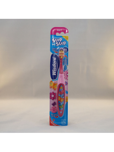WISDOM STEP BY STEP SOFT TOOTHBRUSH FOR 6+ YEAR