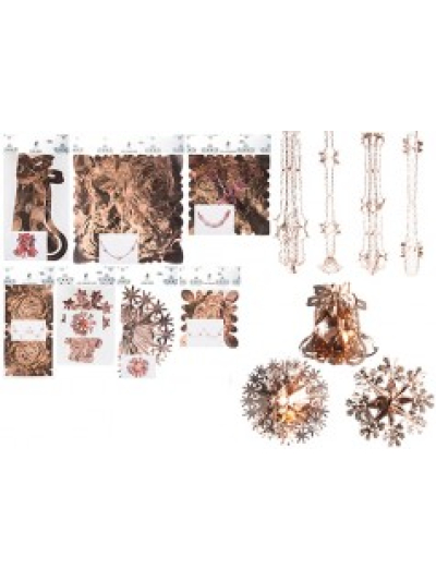 2 FOIL GARLANDS ROSE GOLD