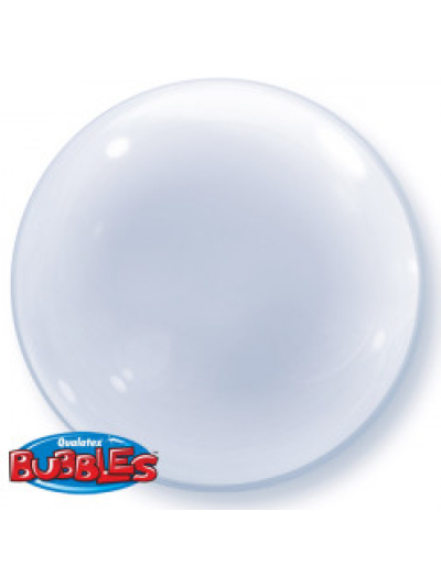 QUALATEX 20" DECO BUBBLE CLEAR BALLOON
