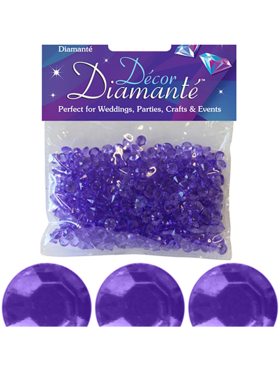 6MM DIAMANTE DIAMONDS 28G LAVENDER