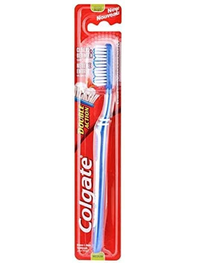 COLGATE DOUBLE ACTION MEDIUM TOOTHBRUSH