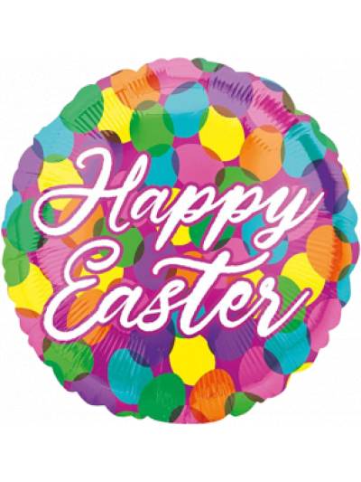 CONFETTI HAPPY EASTER 17" FOIL