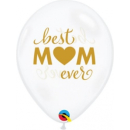 QUALATEX 11"MOTHERS DAY DIAMOND CLEAR PK25