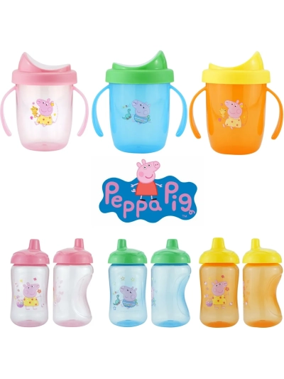 PEPPA PIG & GEORGE NON-SPILL CUP ASST