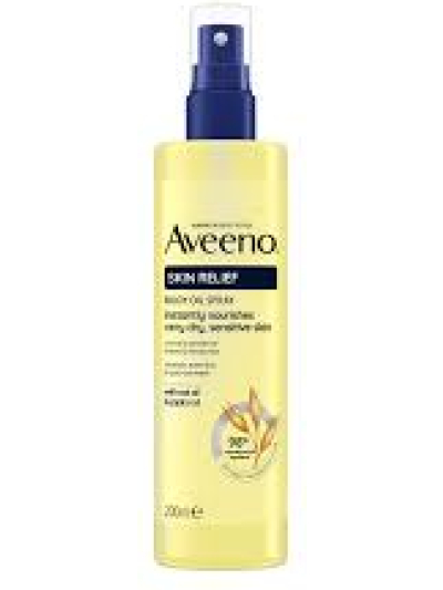 AVEENO SKIN RELIEF BODY OIL SPRAY WITH OAT OIL & JOJOBA OIL , 200ML