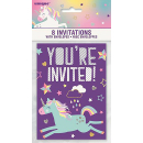 UNIQUE UNICORN 8 INVITES