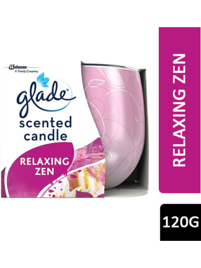GLADE CANDLE RELAXING ZEN 120G