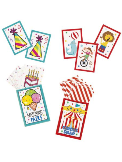UNIQUE 6 PLAYING CARDS-NET BAG