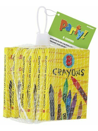 UNIQUE 6 CRAYONS-NET BAG