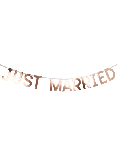 GEO BLUSH-JUST MARRIED BUNTING 1.5M
