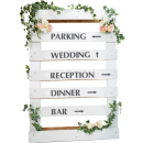 WEDDING VENUE DIRECTIONS STENCIL KIT