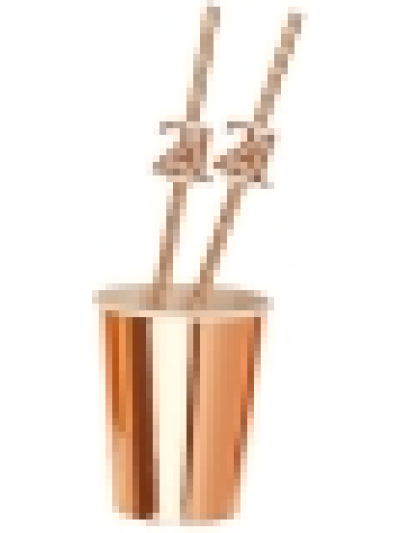 ROSE GOLD BIRTHDAY STRAWS- 21