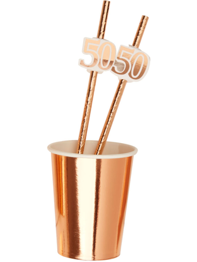 ROSE GOLD BIRTHDAY STRAWS-50