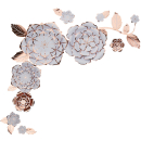 NEVITI PAPER FLOWER WALL ART KIT