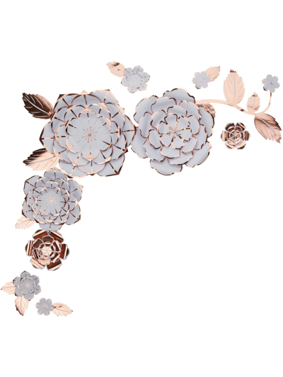 NEVITI PAPER FLOWER WALL ART KIT