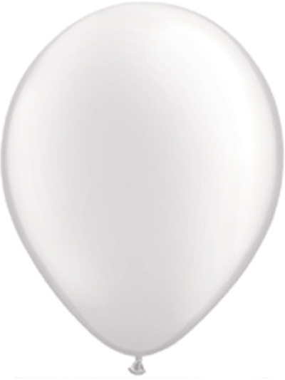 QUALATEX WHITE 11 INCH PEARL PK100