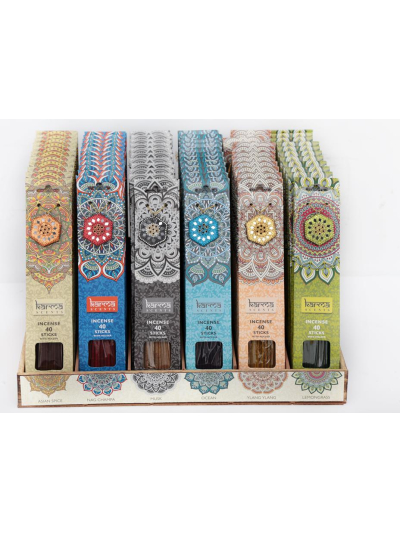 KARMA INCENSE WITH HOLDER 40PK