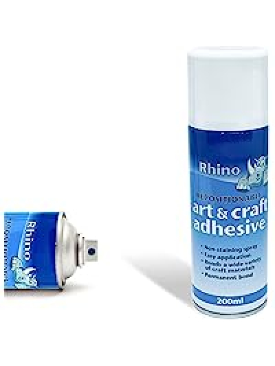 200ML SPRAY ADHESIVE ART & CRAFT "RHINO"