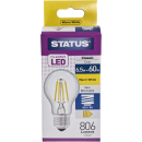STATUS FILAMENT LED CLASSIC CLEAR "WARM WHITE" E27/ES 6.5W=60W