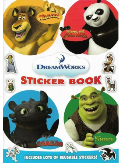 STICKER BOOK BY DREAMWORKS