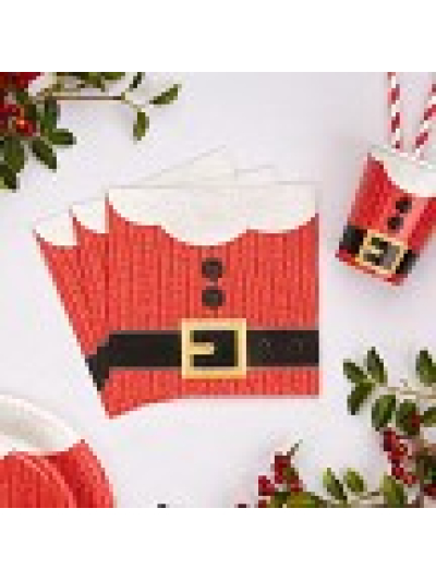 NEVITI DEAR SANTA NAPKINS PK16