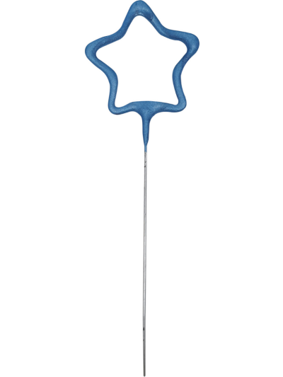 UNIQUE GLITZ BLUE STAR SPARKLER