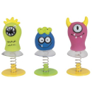 UNIQUE 4 CUTE MONSTER SPRING TOY-NET BAG