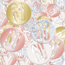 UNIQUE GLITZ ROSE GOLD 60TH CONFETTI 5OZ
