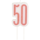 GLITZ ROSE GOLD CANDLE NUMBER 50