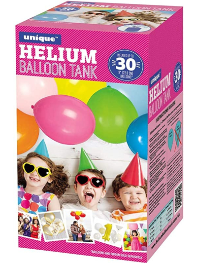 UNIQUE HELIUM TANK FOR 30 9" BALLOONS