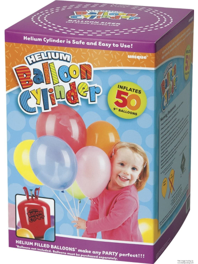 HELIUM TANK FOR 50 9" BALLOONS