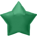 UNIQUE 20" STAR GREEN FOIL BALLOON