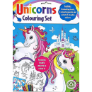 UNICORNS COLOURING SET