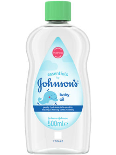 JOHNSON'S ESSENTIALS BABY OIL 500ML