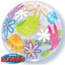 SPRING BUNNIES & FLOWERS 22" BUBBLE