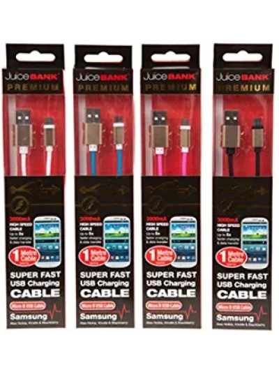 1MTR FAST CHARGE & SYNC MICRO USB CABLE