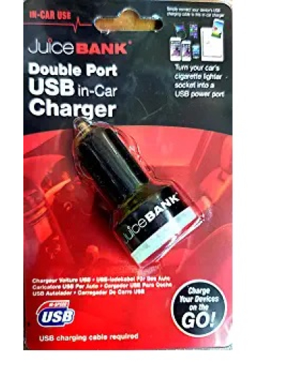 DOUBLE PORT USB CAR CHARGER