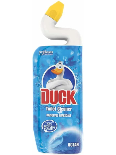 DUCK TOILET CLEANER DISSOLVES LIMESCALE OCEAN,750ML