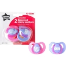 T.TIPPEE CHERRY DAY SOOTHER 2 PACK 6-18M