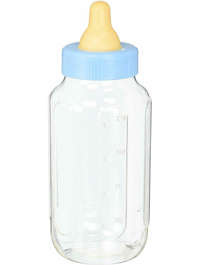 UNIQUE 11" BLUE BABY BOTTLE BANK